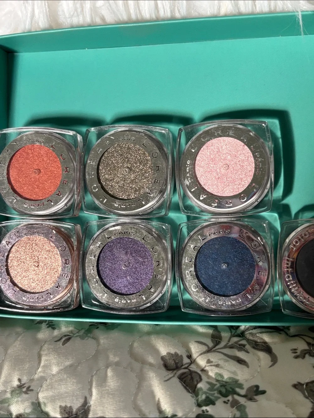 L’Oréal Infallible Cream Eyeshadow Set — Pink, Coral, Navy, Gray